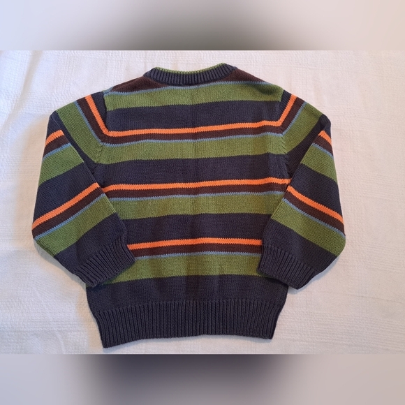 Gymboree boys size 4 knit striped sweater, VGUC - Picture 2 of 3